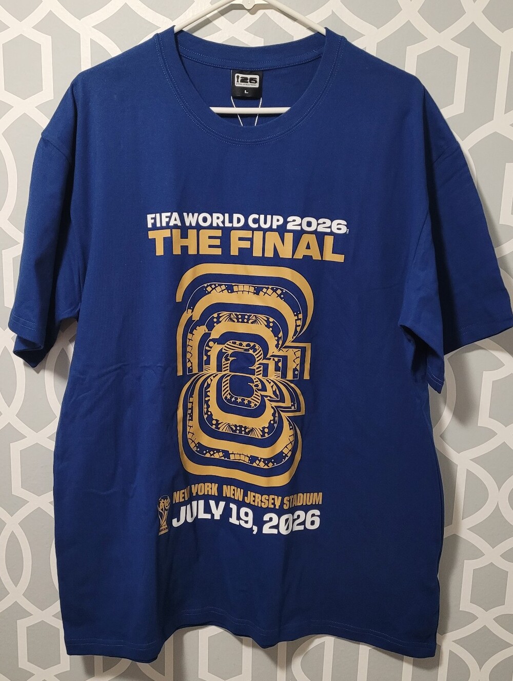 Fifa World Cup 2026 The Final Shirt New York New Jersey In blue Size L